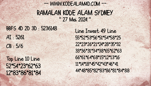 Prediksi Sydney